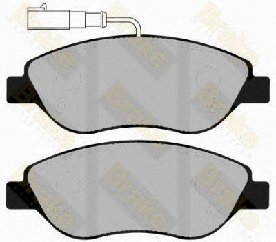 BRAKE ENGINEERING pa1308 -  Комплект тормозных колодок, дисковый тормоз